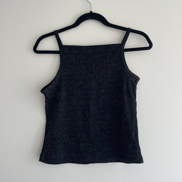 vintage sparkle black tank - Picture 1 of 3